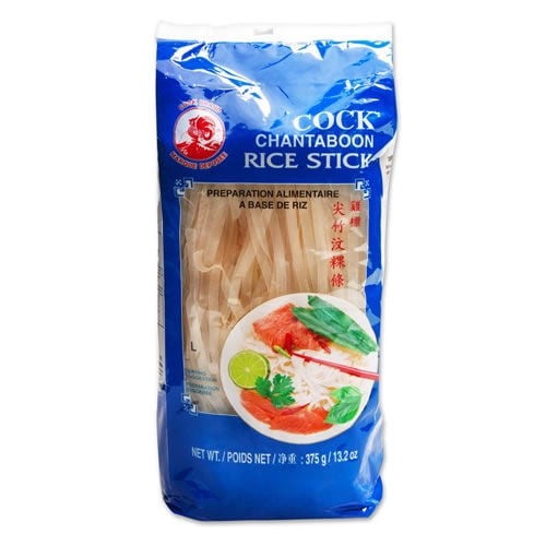 Fideo Pasta De Arroz Ancho Bolsa 375 g Cock Brand