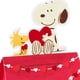 thumbnail image 5 of Tarjeta desplegable para el día de San Valentín Hallmark Peanuts Snoopy, 5 of 7