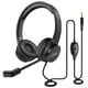 thumbnail image 1 of Auriculares EKSA con micrófono para PC con cable de 3,5 mm, 1 of 9