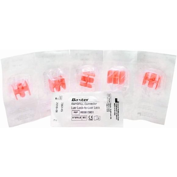 Conector Baxa Baxter 13901 RapidFill Luer Lock a Luer Lock