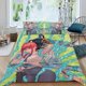 thumbnail image 2 of Hombre Sierra Conjunto de sábanas temático, trío de piezas, cómodo y amigable con la piel, diseño único, regalo de decoración para el hogar para familiares, amigos y fans,140cm *210cm, 2 of 6