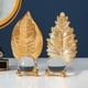thumbnail image 5 of Hoja Dorada Con Bola De Cristal Adorno Elegante Para Mesas dorado B, 5 of 6