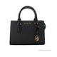 thumbnail image 1 of Bolso de Mano Michael Kors Pequeño Vegano de Material No Cuero para Mujer Sheila (Negro con Herrajes Dorados) 35S3G6HS5L-001, 1 of 3