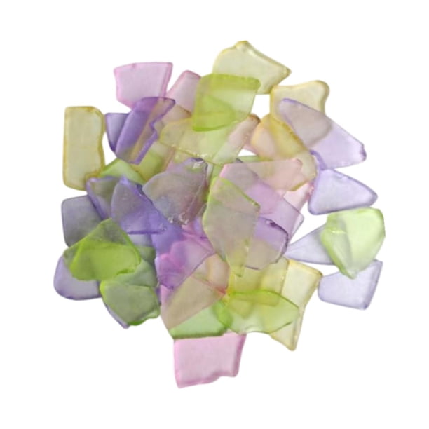 Vidrio Marino Para Manualidades, Plano, Bricolaje, Para Fuentes, Rocas, Decoración De Fiestas, Pecera, 4 Colores