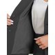 thumbnail image 5 of INSPIRE CHIC Conjunto de Falda para Mujer Regreso a Clases Traje de Maestra Conjunto de Blazer sin Cuello y Faldas Lápiz 2 Piezas Conjuntos Elegantes M Gris Oscuro, 5 of 6