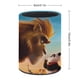 thumbnail image 2 of Oso Panda en África-theme Cylinder Pen Holder Pencil Organizer with Flannel Lining PVC Leather Material Cardboard Base for study work 10*8CM, 2 of 6