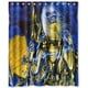 thumbnail image 1 of Cortina de ducha de Iron Maiden, juego de cortina de baño con ganchos, tamaño 66 x 72 pulgadas, 1 of 3
