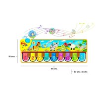 Total Upgrate - Juguete Alfombra Musical Piano 85X30Cm Divertido Infantil