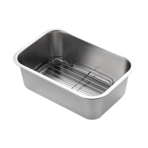 Bothyi - Bandeja Para Horno Con Rejilla Para Filtrar Aceite, Rectangular, Para Hoteles, 32 X 22 X 10 Cm