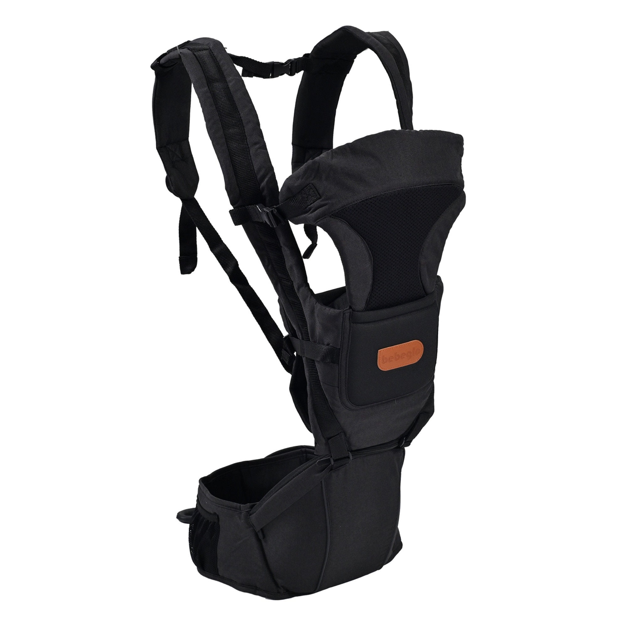 Bebeglo - Canguro Porta Bebe Hit Seat Rs-80190 Negro