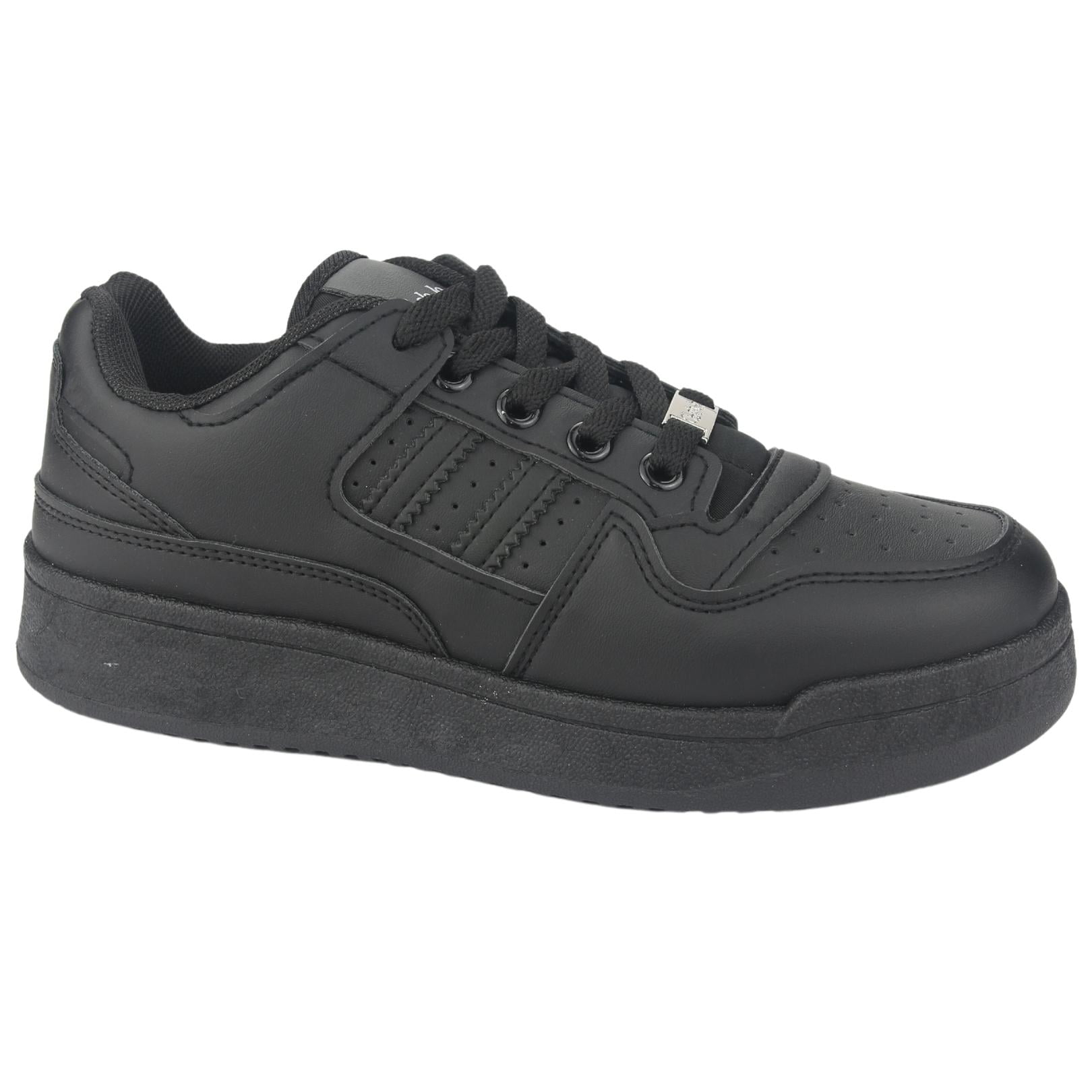 Zapatilla Chalada Mujer Juve-1 Negro Negro Urbano