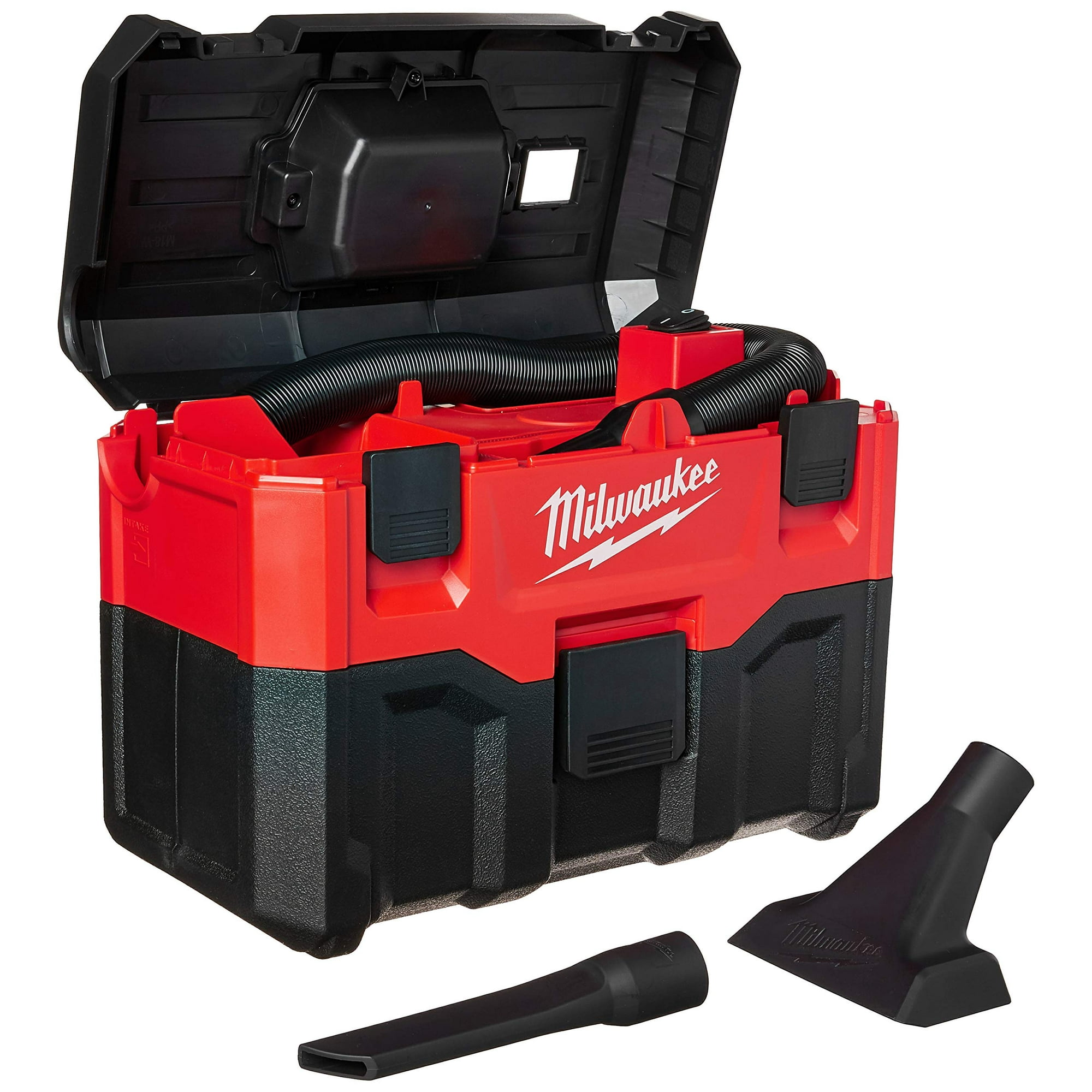 Aspirador Milwaukee 0880-20, 18 V, Inalámbrico, Húmedo Y Seco, Rojo