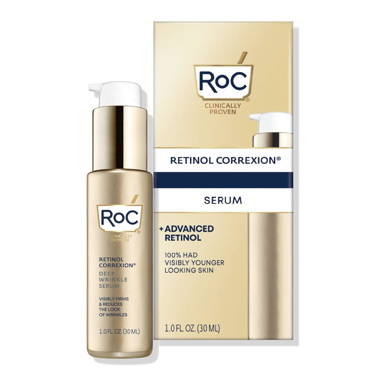 Roc Retinol Correxion Serum Antiarrugas Tratamiento 30ml