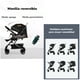 thumbnail image 3 of Coche De Paseo Reversible 4 Ruedas 360°Space Gris LuBabycas, 3 of 7