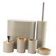 thumbnail image 4 of 6 Uds Accesorios De Ba?o Cepillo De Inodoro Portátil Para Dormitorio Hogar Granja Beige, 4 of 5