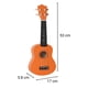 thumbnail image 4 of Ukelele 21". Incluye Funda. Color Naranjo, 4 of 8
