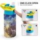 thumbnail image 4 of El Imaginario Botella de Agua con Tapa Pop Top de Un Toque, Acero Inoxidable, a Prueba de Fugas, para Deportes, Botella Infantil azul 12 oz, 4 of 6