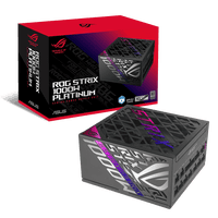 Fuente De Poder Asus Rog Strix 1000W Platinum, Full Modular, Atx 3.1, 80 Plus Platinum