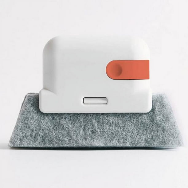 1pc 2-In-1 Sink Cleaning Tool Creative Removable Cloth Window Cleaning Brush Window Slot Cleaning Brush Kitchen Gadgets