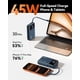 thumbnail image 2 of Power Bank INIU 20000 mAh con cable USB-C de carga rápida de 45 W, azul, 2 of 9