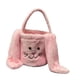 thumbnail image 2 of Organizador De Almacenamiento Portátil Con Forma De Cesta De Conejito De Pascua Para Recuerdos De Fiesta Y Salidas En Casa, Color Rosa., 2 of 5