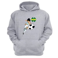 Genérico - Polerón Canguro Super Campeones Gris Claro Talla S Unisex