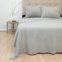 Mashini - Sábanas Polar Lisa Composé 2 Plazas / Bicolor Gris – Doral