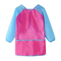 Magideal - Delantal De Pintura Para Niños, Delantal De Juego, Babero De Alimentación De Color Brillante, Delantal De Arte Cómodo Para Niños, De Pintura Para B