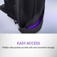 thumbnail image 5 of Mochila Alienware AW5625P 21L de malla transpirable con seguridad RFID, 5 of 9