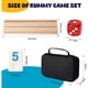 thumbnail image 2 of Juego Rummy Cube 6 Jugadores 160 Fichas Soportes Madera, 2 of 3