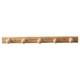 thumbnail image 5 of Ganchos de madera para abrigos, ganchos de pared para colgar toallas, perchero para colgar abrigos, ganchos de montaje en pared para Puerta del dormit 5 ganchos, 5 of 5