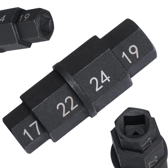 Herramienta hexagonal para eje de motocicleta DPTOOL, encastre de 3/8", 17-24 mm