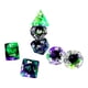 thumbnail image 2 of 7 Piezas De Dados Acrílicos D4-d20 Juego De Dados Poliédricos Para Juegos De Mesa Juegos De Cartas Azul Verde, 2 of 3