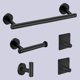 thumbnail image 1 of Set De 5 Accesorios De Baño Acero Inoxidable, 1 of 2