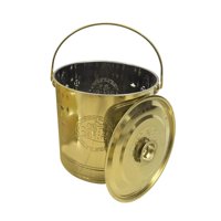 Ioensy - Cubo Ardiente Papel Portátil Quemar Barril Cubo De Papel Ardiente Lavabo Fuego Oro