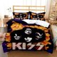 thumbnail image 1 of Kuss Band Rock ed bedding for Boys Queen bedding set Soft and comfortable customized King size bedding setBed Sheets, 1 of 5