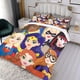 thumbnail image 3 of Super Hero Girls Conjunto de sábanas temático, trío de piezas, cómodo y amigable con la piel, diseño único, regalo de decoración para el hogar para familiares, amigos y fans,140cm *210cm, 3 of 6