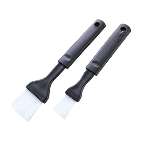 Disparo - Set 2 Pinceles De Silicona Multiusos Para Cocina Negro