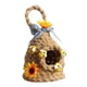 thumbnail image 1 of Casa de pájaros colgante para exterior, de pájaro hecho y casas de pájaros decorativas para pinzones, pájaros salvajes, colibríes, Ronda, 1 of 5