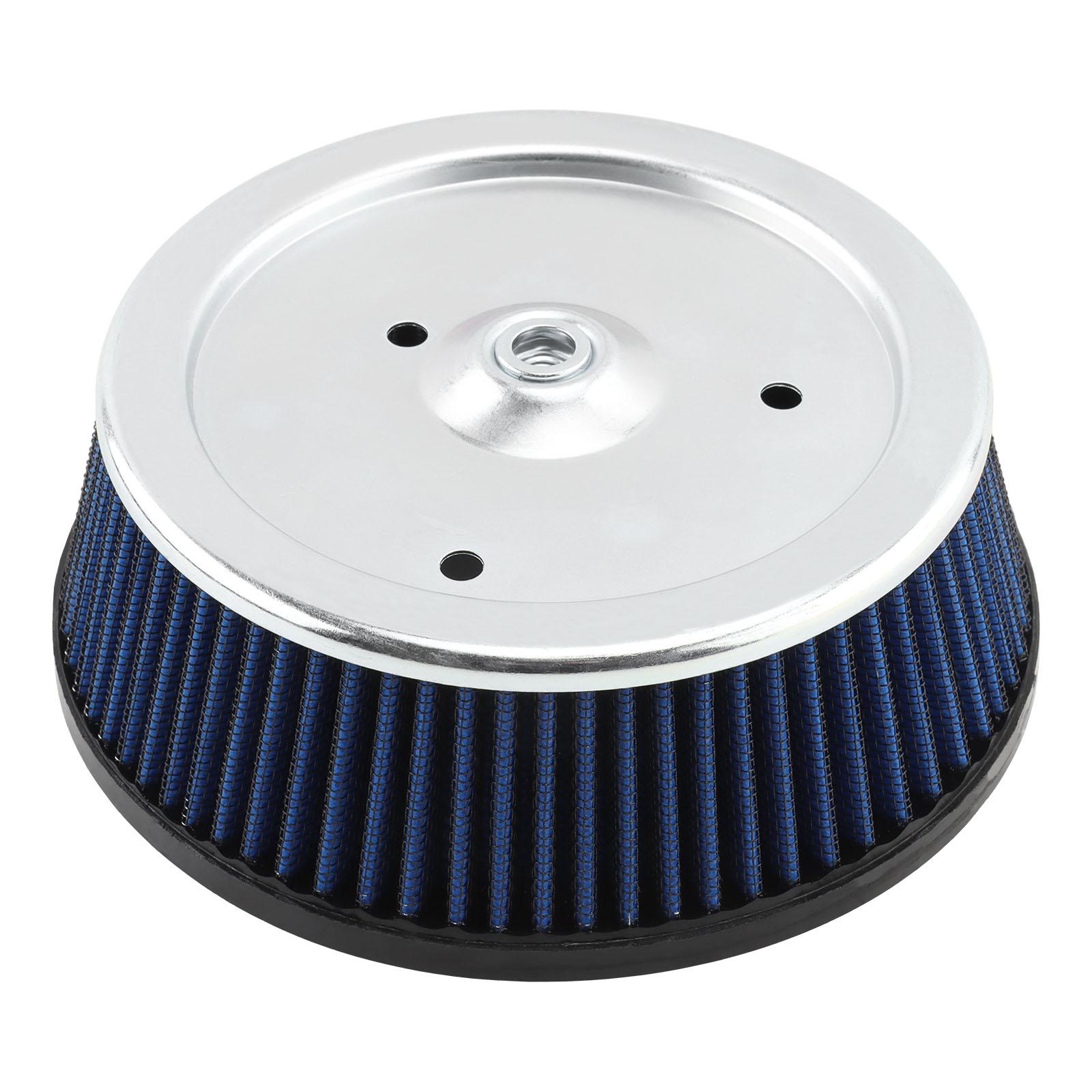 Magideal - Filtro De Aire Para Motocicleta 29442-99B, Resistente, Para Harley Dyna. Azul