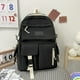 thumbnail image 1 of New Fashion Student High Capacity Waterproof College Backpack Trendy Girls Canvas Shoulders School Bags Boy Travel Book Bag, 1 of 3