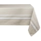 thumbnail image 1 of Mantel DII French Stripe - Mesa de comedor (150 x 300 cm), color marrón y blanco, 1 of 6