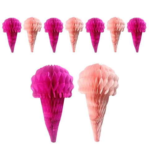 Genérico - Guirnalda Helado Rosado 2M X1 Uni