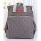 thumbnail image 2 of Mochila Pañalera Bebé Bolso Maternal Gran Capacidad Gris, 2 of 5