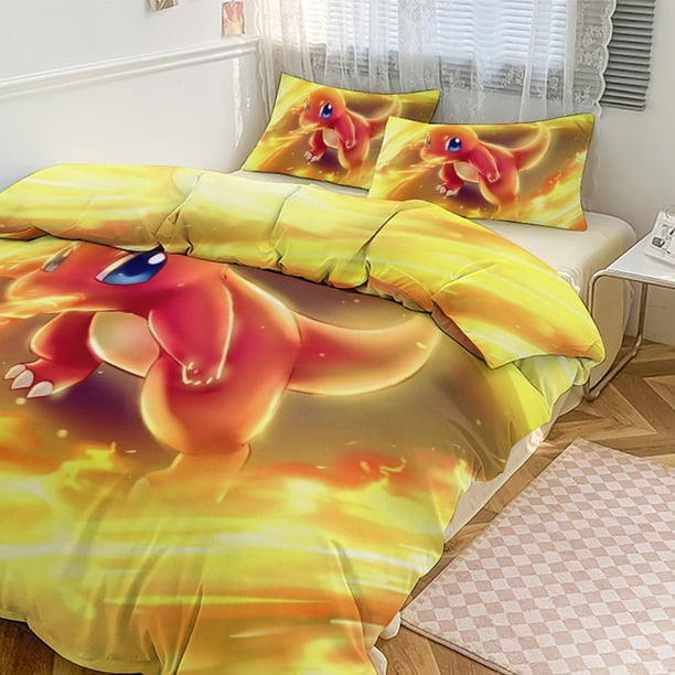 Ch_arma_nder Print Bedding Set Pattern Duvet Cove Set 3 Pieces 1 Quilt Cover And 2 Pillowcases for Women Men Teens