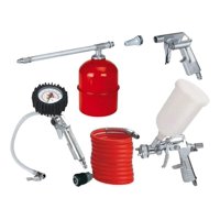 Set 5 Pzas, Accesorios Para Compresor Einhell Rojo
