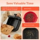thumbnail image 2 of Forros para freidora Air Fryer Cosori, 100 unidades, papel cuadrado desechable de 6.5 pulgadas, 2 of 3
