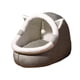 thumbnail image 2 of Cama Para Gatos, Cueva, Perrera, Dormir, Semicerrada, Nido Para Gatos, Para Cachorros, Perros, Gatitos, L, Gris, 2 of 5