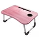 thumbnail image 1 of Mesa Plegable Para Cama Y Notebook Multifuncional De Madera Rosa, 1 of 3