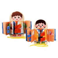 Magideal - Juguetes De Aprendizaje Temprano, Juego De Tablero Ocupado Para Habilidades Vitales Básicas Para Niños, Mejora Las Habilidades Motoras Y El Desarrollo